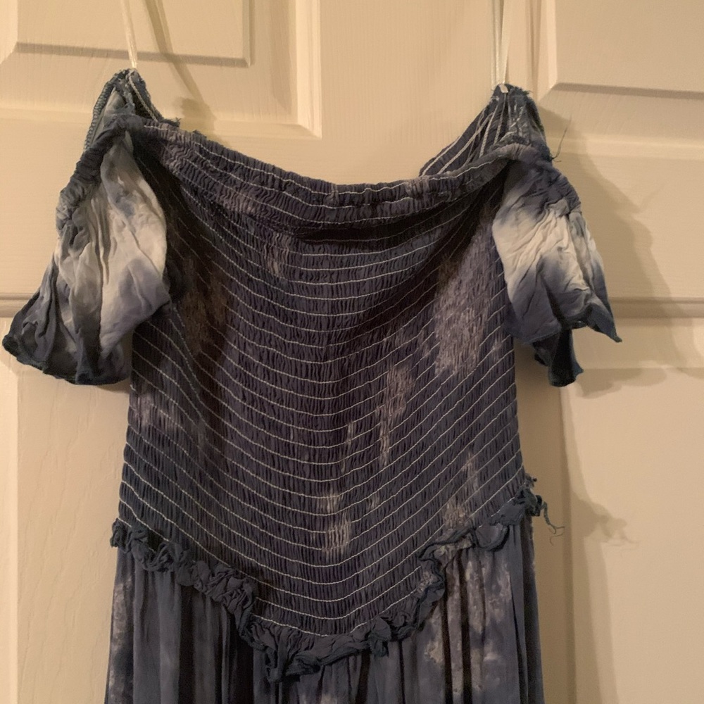 Island gypsy off shoulder dress